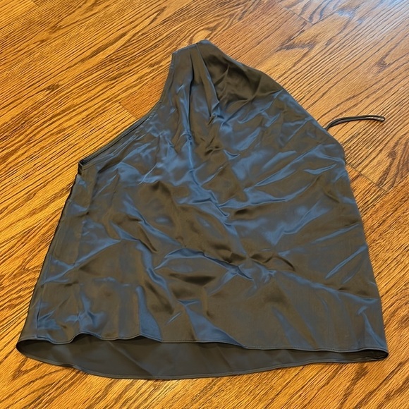 Michelle Mason Woman’s Silk One Shoulder Tank Size 0 - Picture 4 of 5